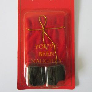 Christmas "NAUGHTY" Coal & Gift Bag (BK)